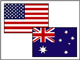 ドルとオーストラリアの国旗